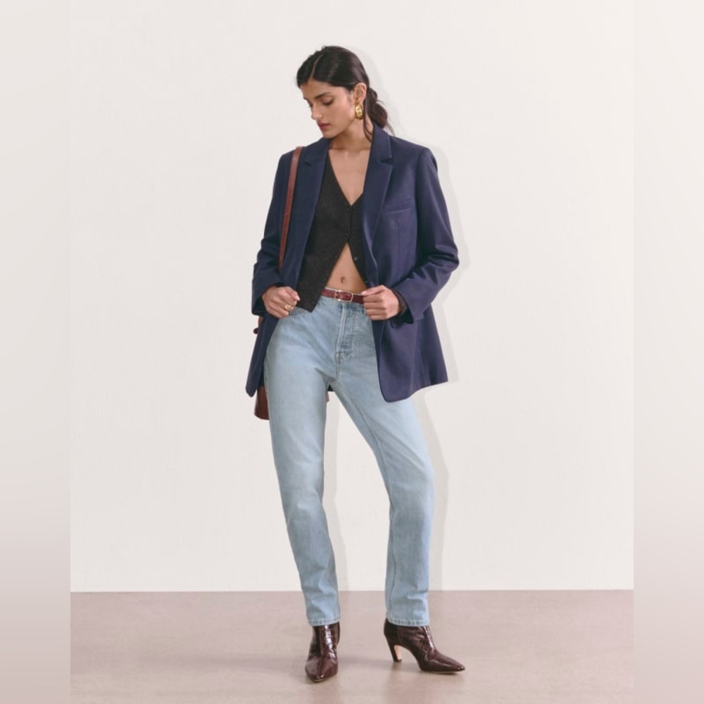 Everlane the cheeky 90s jeans SZ 33 women’s high waisted eco friendly denim pant